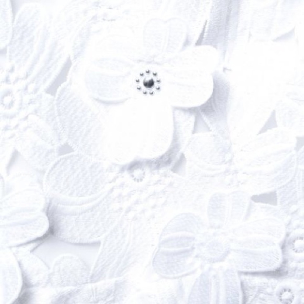 🎀NWT🎀 Michael Kors White floral lace - Picture 4 of 4